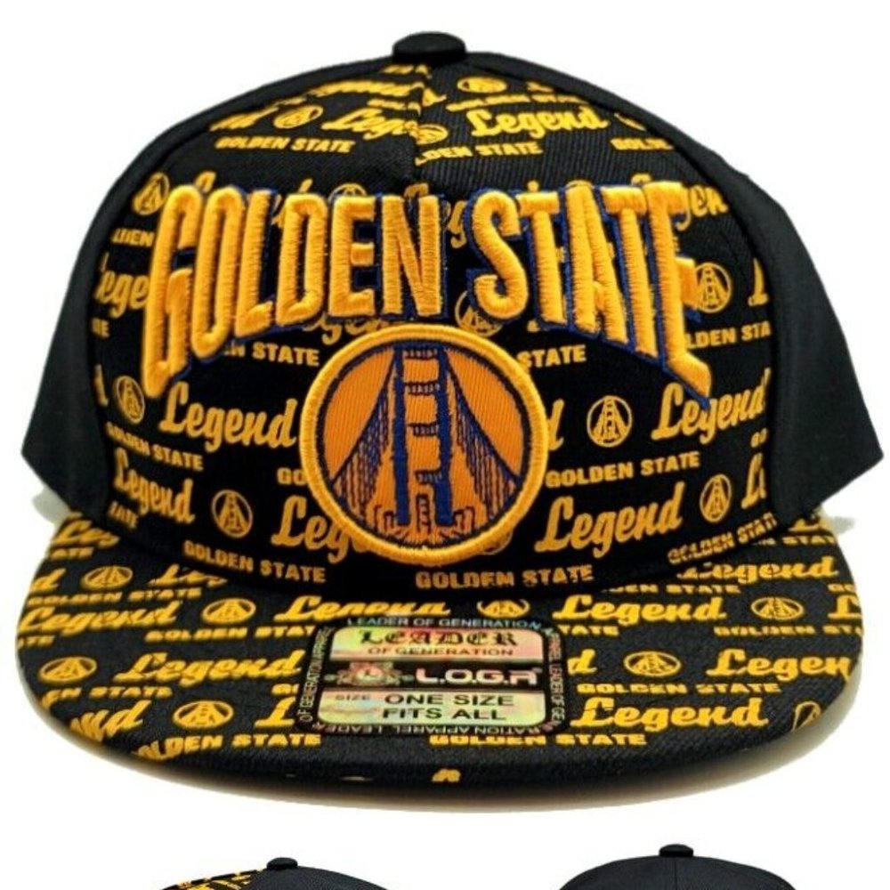 Golden State L.O.G.A. Youth Legend Bridge Snapback Hat